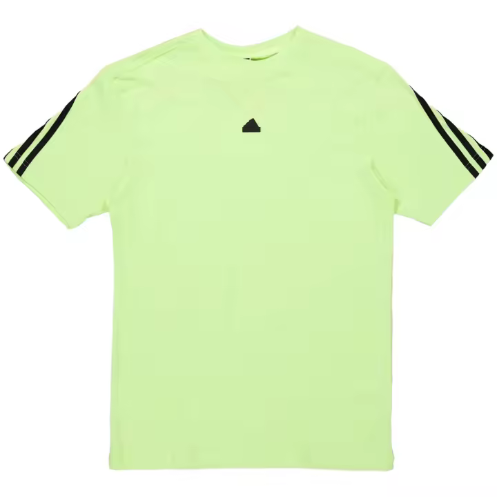 Camiseta de Manga Corta Adidas U Future Icons 3 Stripes Sportswear para niños en color verde - 1