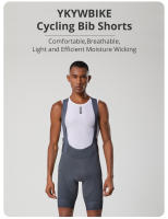 Shorts De Ciclismo Bib Para Hombres Ropa De Bicicleta Deportiva Algodón Y Spandex Cómodo Para 6 Horas De Montar Bicicleta - details 2