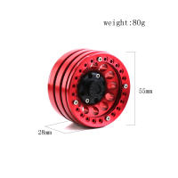 4pcs Rines De Rueda De Aleación De Aluminio Para Coche RC 1/10 Rock Crawler 1.9" Para Axial Scx10 Rr10 Wraith Trx4 D90 Piezas De Coche RC - details 0