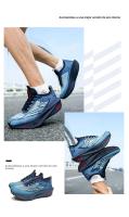 Zapatillas De Tenis Para Mujer Transpirables De Malla Con Tablero De Carbono Zapatillas De Correr Al Aire Libre Con Suela De Goma Cómodas Para Ejercicio - details 3