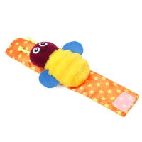 Pulsera de juguete para bebé con forma de escarabajo y abeja, con campanilla de mano. - details 8