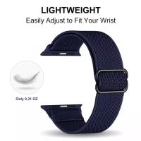 Correa De Tela Solo Loop Para Apple Watch Compatible Con Series 8 7 6 5 4 SE Adecuada Para Hombres Y Mujeres Disponible En Diferentes Colores - details 2