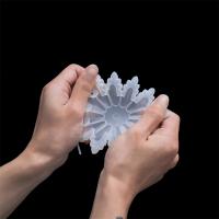 Molde De Silicona Para Resina Epoxy Cristal Forma De Copo De Nieve Adornos Para Arbol De Navidad Pendiente Molde Para Hacer Joyas - details 6