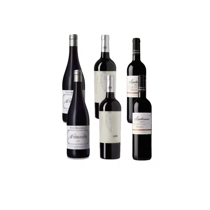 Wine Box 7 Packs de Vinos España  450 cl. 14.0º - 1