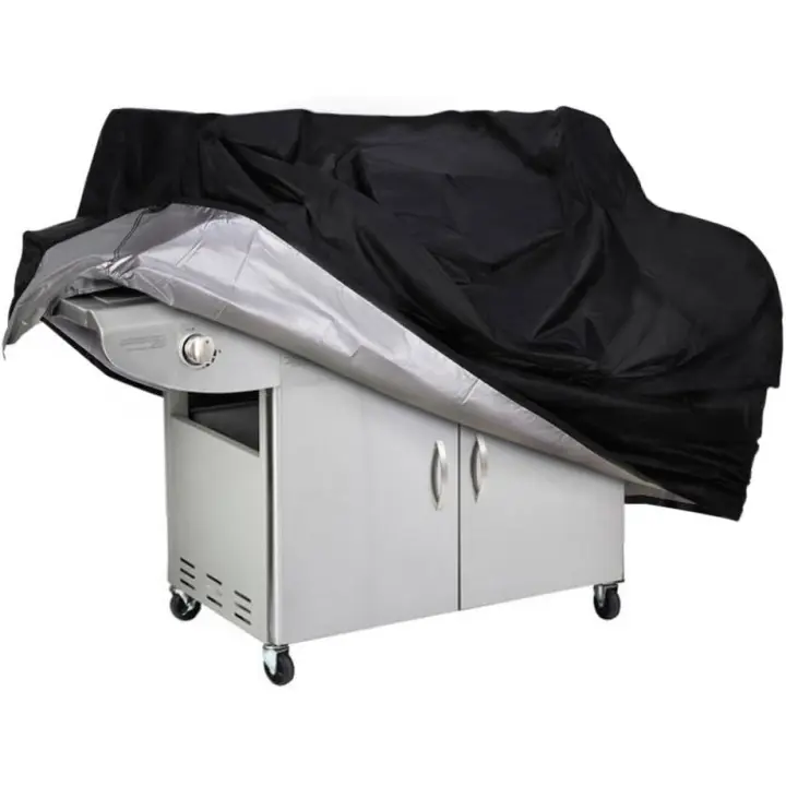 Funda para barbacoa, resistente, impermeable, protección para parrilla, tamaño grande, 67 pulgadas, 170 cm - 1