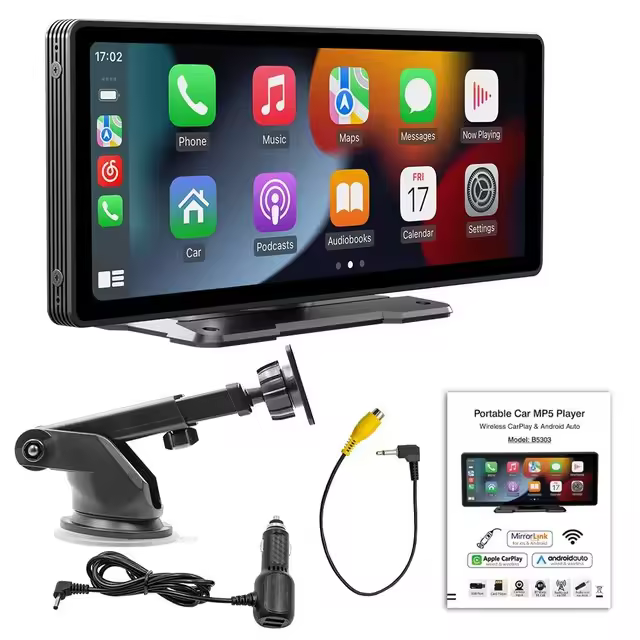 Universal 10.26” Screen Car Radio Multimedia WIFI Video Player Wireless Carplay Screen for Apple Or Android - 1