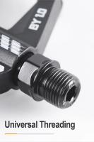 Pedal De Bicicleta BOLANY De Nylon Antideslizante Impermeable Y a Prueba De Polvo Para Montaña Doble Soporte Accesorios De MTB - details 6