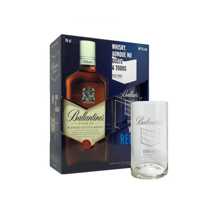 Estuche Ballantine's + Vaso  Escocia  0.7 cl. 40.0º - 1