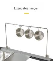 Soporte De Pala Portátil Para Mesa IGT Exterior Acero Inoxidable Accesorios De Mesa Para Camping Soporte De Escritorio Ligero - details 9