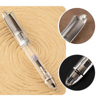 MAJOHN V60 Pluma De Agua De Pistón Estilográfica Transparente Antideslizante Para Estudiantes Práctica De Escritura Oficina - details 4