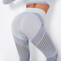 NCLAGEN Leggings De Yoga Para Mujer Cintura Alta Sin Costuras Transpirables Malla Deportivas Para Gimnasio Running Y Yoga - details 44