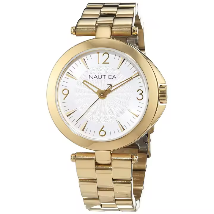 Nautica Reloj Analógico para Mujer de Cuarzo con Correa en Acero Inoxidable 0656086079654 - 1