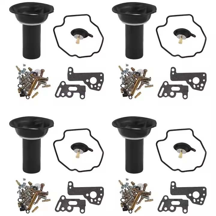 4 Unidades para V-Max 1200 Vmax 1985-2000 V-max1200 motocicleta carburador reparación émbolo Kit - 1