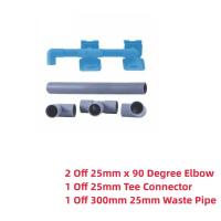 Kit De Drenaje Para Caravana 25mm Tubo De Agua Usado Para Motorhome RV Con Conexión Fácil Para Desviar El Agua Residuos - details 0