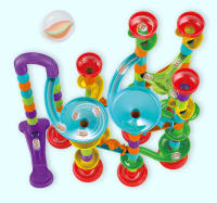 Juego De Carreras De Bolas Con Catapultas Y Bloques De Construcción Para Niños Juguetes Educativos De Cuentas Y Plástico Regalo Ideal Para Edad 14+ - details 7
