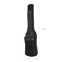 Estuche De Guitarra Eléctrica Negro Impermeable Con Doble Correa Acolchado Y Mochila De Hombro Accesorios Para Guitarra - details 1