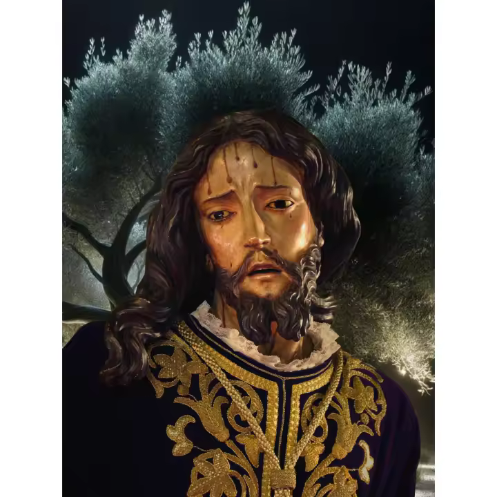 Pintura de diamantes Cofrades de la Semana Santa. En lienzos de 30x40cm disponibles varias imágenes diferentes. Disponible de varias ciudades y varias imágenes - 1