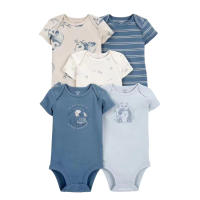 Ropa para niños, novedad de verano, mono triangular de manga corta para bebés, ropa para gatear, mono de bebé de cinco piezas - details 20