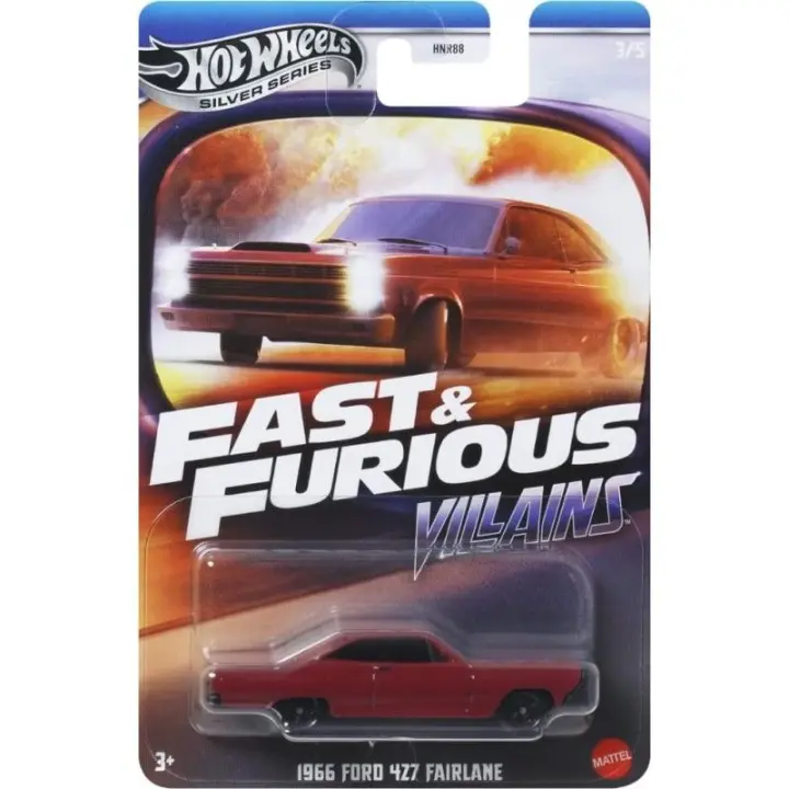 Hot Wheels Semi Premium Silver Series Fast & Furious: Villains 1966 Ford 427 Fairlane 3/5 - 1