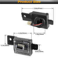 2pcs Luz LED Para Placa De Identificación De Coche Para Chevrolet Colorado Silverado GMC Canyon Sierra 1500 2500HD 3500HD Accesorios De Camión - details 4