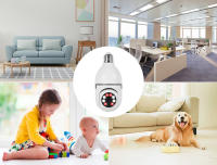 Cámara De Seguridad WiFi IP 8MP E27 Bombilla Monitoreo De Bebé Interior Visión Nocturna En Color Vigilancia Completa 360° - details 9