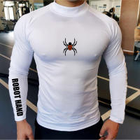Camiseta Deportiva De Hombre Con Manga Larga Para Correr Y Gimnasio Ropa De Fitness Comprimida Sudadera De Sportwear - details 6