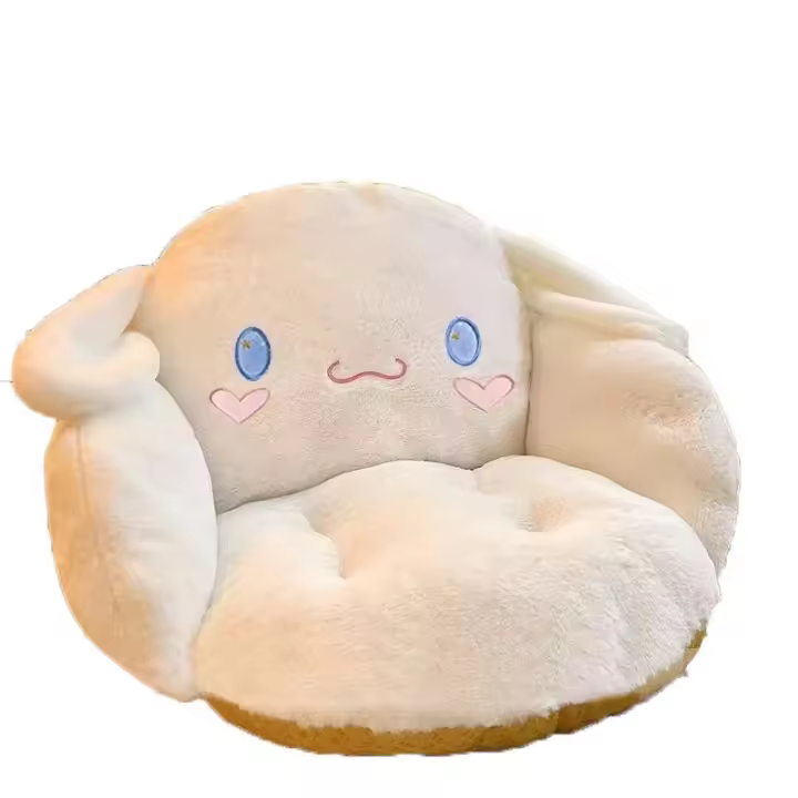 Cojín Semi Redondo Aoger De Tamaño Grande Con Diseño De Sanrio Kuromi Cinnamoroll Antideslizante Para Oficina Y Dormitorio Relleno De Poliéster - 1