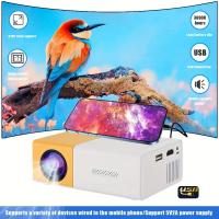 Proyector Inteligente Portátil HD 1080P Ideal Para Teatros Domésticos Y Uso Exterior Compatible Con Móviles Perfecto Para Fiestas - details 0