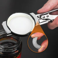 Ajustable Abrebotellas De Acero Inoxidable Multifuncional Manual Para Botellas Y Latas Accesorio De Cocina Para Manos Débiles - details 3