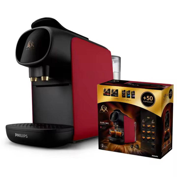 PHILIPS L'OR Barista Sublime Red / Cafetera + 50 cápsulas - 1