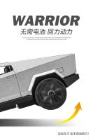 Modelo De Coche De Aleación De Metal Tesla Pickup Truck a Escala 1:36 Simulación Alta Para Decoración Y Colección Regalo Para Adolescentes Y Adultos - details 4