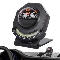 Compas De Coche Con Inclinómetro Y Pantalla Analógica Ajustable a 180 Grados Compaña Sférica Plegable Para Indicar Dirección - details 5