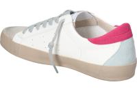 SKYDIVA | Zapatillas Planas Skydiva para Mujer – Zapatilla Casual con Cordones en Color Blanco con Fuxia – Modelo M4035 - details 2