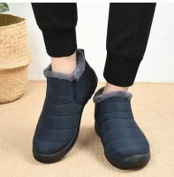 Botas De Invierno Impermeables Para Mujer 2023 Nuevas Botas De Nieve Con Peluche Blanco Y Negro Botas De Tobillo Calientes Para Parejas Con Plataforma De Algodón - details 8