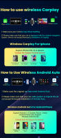 Adaptador De Coche Sin Cable Para Android Auto Y CarPlay USB Tipo-C Bluetooth 2 En 1 Compatible Con Haval H1 Blue-Brand H2 - details 10