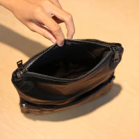 Bolso De Hombro PU Trendy Para Mujer Bolso De Mano Casual Con Cadena Decorativa Estilo Envelope Cuadrado Moda Bolso Bandolera - details 8