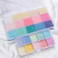 Kit De Joyería DIY Para Niñas Con 10-24 Colores De Cuentas De Vidrio 2/3mm Para Pulseras Y Collares Juego De Colores Trenzados - details 0