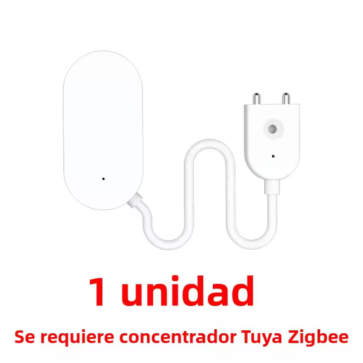 Sensor De Fuga De Agua Zigbee Tuya Detector De Humedad Para Casa Inteligente Compatible Con Smart Life Y Tuya Smart - 1