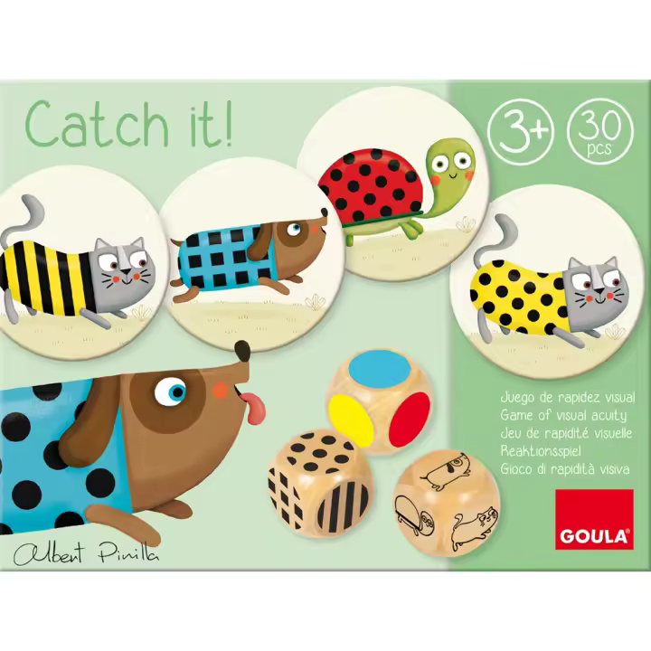 Cath It! Juego de rapidez visual Goula contiene 30 piezas (Diset 53446) - 1