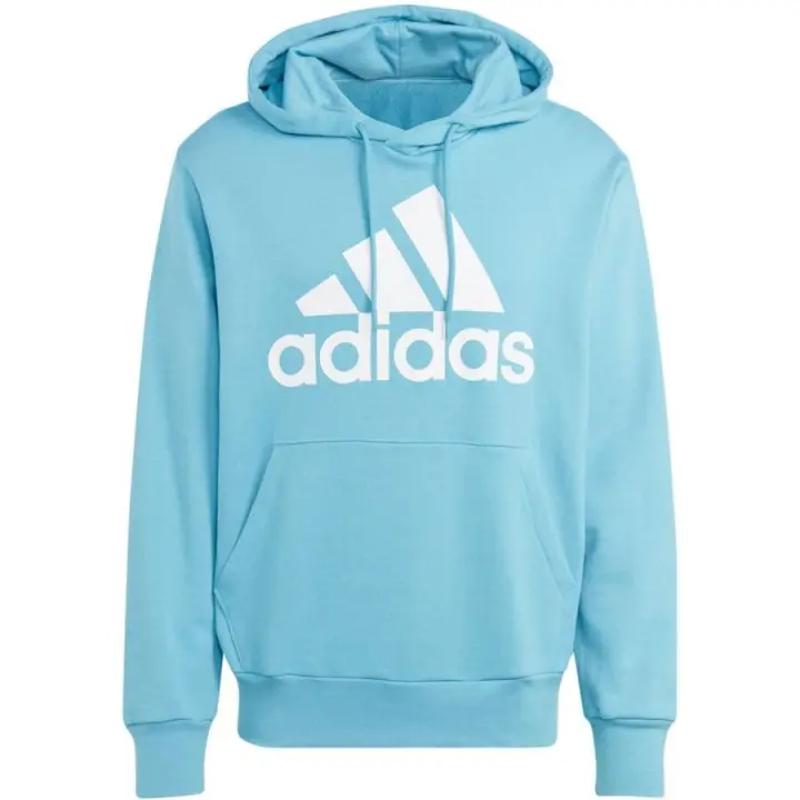 adidas Essentials French Terry Big Logo Hoodie M IC9367 – Sudadera con capucha para hombre, con interior de felpa francesa, diseño holgado y logo grande en el pecho, ideal para un look deportivo y urbano. - 1