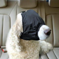 Máscara Para Perros De Nylon Anti Ansiedad Accesorio Para Peluquería Y Viaje Capa Calmante Para Mascotas Blindfold Pet - details 5