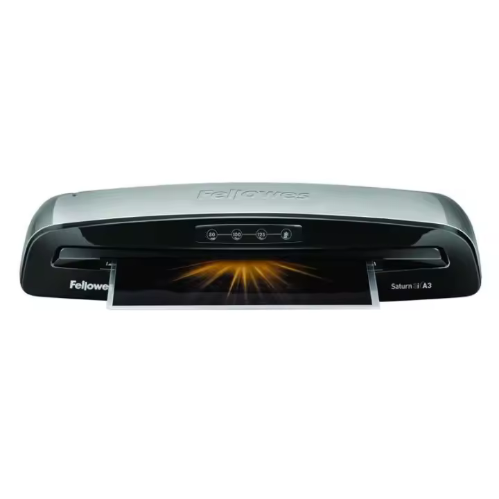 Plastificadora Fellowes Saturn 3I A3/ hasta A3 y 125 Micras/ Gris y Negra - 1