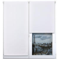 Maxia Market Estor enrollable Translucido Persiana Enrollable Blackout para Puertas y Ventanas con Cadena, Persianas Enrollable para fijación sin taladrar con Clip, protección Visual - details 0