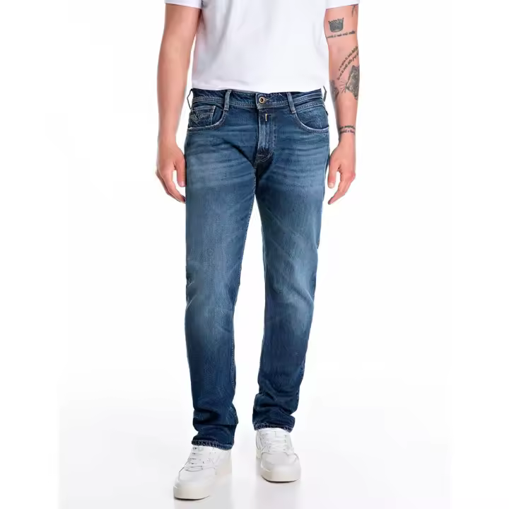 Ropa hombre Pantalones Replay Vaqueros M1005r.000.727810 Azul - 1