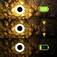 Lámpara De Jardín LED Con Luz Solar Para Decoración De Jardín Camino Patio Pared Exterior Instalación Auto-Contenida IP65 ABS Fuente De Luz LED - details 6