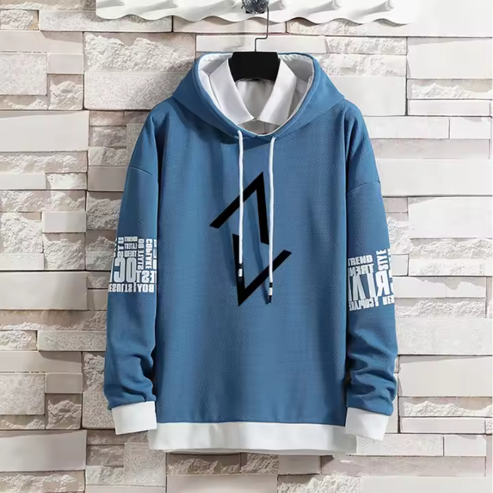  Sudadera Para Hombre Con Capucha Estampada Anime Y2k Deportiva Para Gimnasio Estilo Gótico Sudadera Casual De Polyester Para Otoño E Invierno - 1
