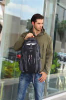 Mochila clásica de viaje para hombre, bolsa impermeable para ordenador portátil, senderismo, mochila escolar deportiva, nailon, para exteriores - details 17