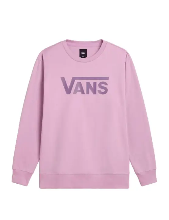 Vans Sudadera Drop V Logo Lila Mujer - Cómoda y Estilizada - 1