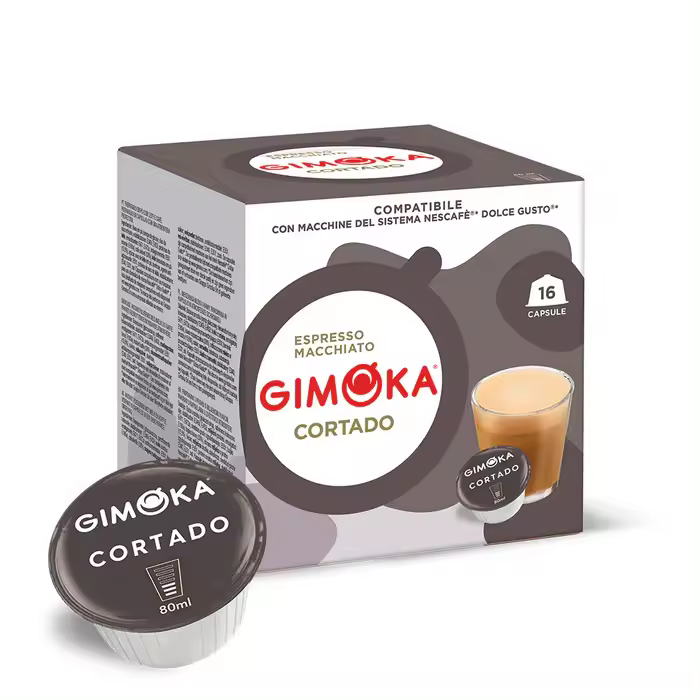 Cápsulas Dolce Gusto Gimoka - Cortado compatibles. 16 unidades - 1