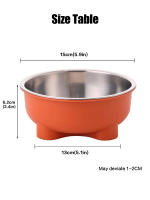Cuenco De Acero Inoxidable Para Perros Y Gatos De Color Sólido Con Cuatro Patas Para Uso Interior Y Exterior - details 4